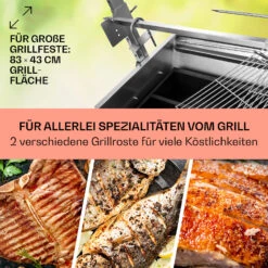 Sauenland Spanferkelgrill Mit Elektromotor Drehspieß -Gartendekorations Geschäft 10026798 de 0004 usp
