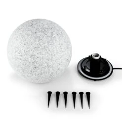 Shinestone L Kugelleuchte Außenleuchte Gartenlampe 40cm Steinoptik -Gartendekorations Geschäft 10027664 yy 0004 titel Lightcraft Shinestone L Kugelleuchte