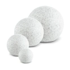 Shinestone L Kugelleuchte Außenleuchte Gartenlampe 40cm Steinoptik -Gartendekorations Geschäft 10027664 yy 0005 titel set Lightcraft Shinestone L Kugelleuchte