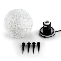 Shinestone S Kugelleuchte Außenleuchte Gartenlampe 20cm Steinoptik -Gartendekorations Geschäft 10027668 yy 0005 titel Lightcraft Shinestone S Kugelleuchte