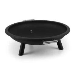 Trino Feuerschale Feuerkorb Terrassenofen Ø 80 Cm Stahl Schwarz