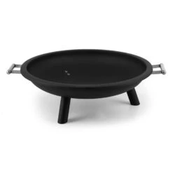 Trino Feuerschale Feuerkorb Terrassenofen Ø 80 Cm Stahl Schwarz -Gartendekorations Geschäft 10028489 yy 0003 front 03 Blumfeldt Trino Feuerschale