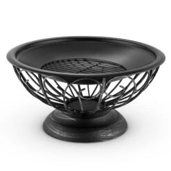 Tulip Feuerschale Ø75cmGrill Feuerstelle Funkenschutz Stahl Brüniert 13 Tulip Feuerschale Ø75cmGrill Feuerstelle Funkenschutz Stahl Brüniert -Gartendekorations Geschäft 10028582 yy 0005 detail 05 Blumfeldt Tulip Feuerschale 75cm Grill