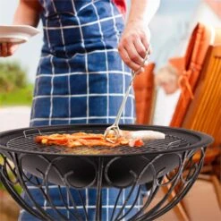 Tulip Feuerschale Ø75cmGrill Feuerstelle Funkenschutz Stahl Brüniert 17 Tulip Feuerschale Ø75cmGrill Feuerstelle Funkenschutz Stahl Brüniert -Gartendekorations Geschäft 10028582 yy 0009 ambient 09 Blumfeldt Tulip Feuerschale 75cm Grill