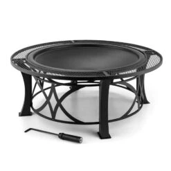 Ronda Feuerschale Ø95cm Grill Feuerstelle Funkenschutz Stahl Brüniert 13 Ronda Feuerschale Ø95cm Grill Feuerstelle Funkenschutz Stahl Brüniert -Gartendekorations Geschäft 10028583 yy 0007 titel 07 Blumfeldt Ronda Feuerschale 95cm Grill