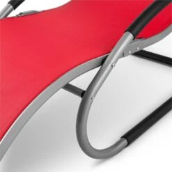 Sunwave Gartenliege Liegestuhl Schwingliege Relax Aluminium Rot -Gartendekorations Geschäft 10028707 yy 0007 detail 06 Blumfeldt Sunwave Gartenliege