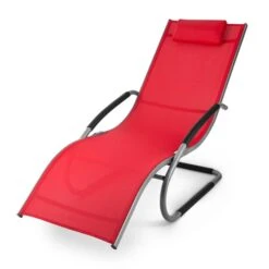 Sunwave Gartenliege Liegestuhl Schwingliege Relax Aluminium Rot -Gartendekorations Geschäft 10028707 yy 0009 titel 09 Blumfeldt Sunwave Gartenliege