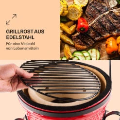 Princesize Kamado-Grill Keramikgrill Edelstahl-Grillrost Smoker BBQ -Gartendekorations Geschäft 10029124 de 0003 logo