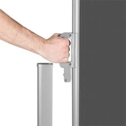 Bari Doppio 616 Doppel-Seitenmarkise 6x1,6m Aluminium Anthrazit -Gartendekorations Geschäft 10029125 yy 0006 detail Blumfeldt Bari Doppio Doppelseitenmarkise 6x160cm