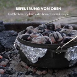 Hotrod 45 Dutch Oven BBQ-Topf 4,5 Qt / 4 Liter Gusseisen Schwarz -Gartendekorations Geschäft 10029165 de 0005 logo