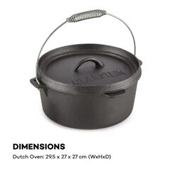 Hotrod 45 Dutch Oven BBQ-Topf 4,5 Qt / 4 Liter Gusseisen Schwarz -Gartendekorations Geschäft 10029165 yy 0008 logo