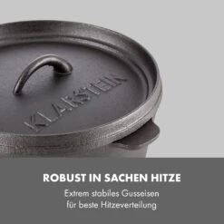 Hotrod 85 Dutch Oven BBQ-Topf 9 Qt / 8,5 Liter Gusseisen Schwarz -Gartendekorations Geschäft 10029167 de 0004 logo