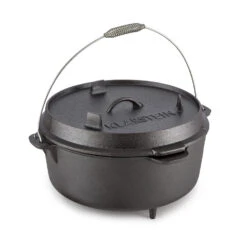 Hotrod 145 Dutch Oven BBQ-Topf 12 Qt / 11,4 Liter Gusseisen Schwarz