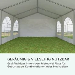 Sommerfest 4x6m 500 G/m² Partyzelt Festzelt PVC Wasserdicht Feuerfest -Gartendekorations Geschäft 10029435 de 0003 logo