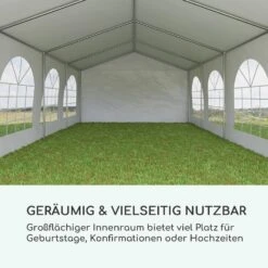 Sommerfest 4x8m 500 G/m² Partyzelt Festzelt PVC Wasserdicht Feuerfest -Gartendekorations Geschäft 10029437 de 0003 logo