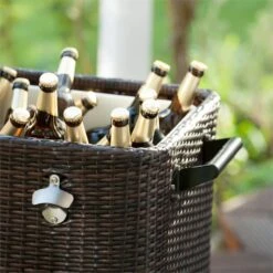 Springbreak Getränkewagen Kühlbox Terrassenkühlwagen 80l Rattandekor -Gartendekorations Geschäft 10029648 yy 0005 logo