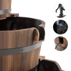 Cascada 2G Kaskadenbrunnen Gartenbrunnen Springbrunnen 12 W 800 L/h -Gartendekorations Geschäft 10029657 uk 0003 detail