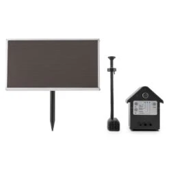 Wasserwerk 250 Wasserpumpe Solar Springbrunnen 250 L/h LED Akku -Gartendekorations Geschäft 10029901 yy 0004 front Blumfeldt Wasserwerk 250 Solar Springbrunnen LED