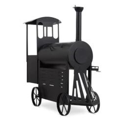 Dampflok Smoker Grill 3 Mm Stahl Schwarz -Gartendekorations Geschäft 10030555 yy 0004 titel Train Grill