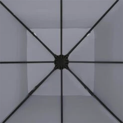 Odeon Grey Pavillon Partyzelt Festzelt 3x3m Stahl Polyester Dunkelgrau -Gartendekorations Geschäft 10030686 yy 0004 detail Blumfeldt Odeon Grey Pavillon Partyzelt dunkelgrau