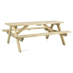 Picknicker 180 Picknicktisch Gartengarnitur Tisch Bank 32mm FSC-Kiefer
