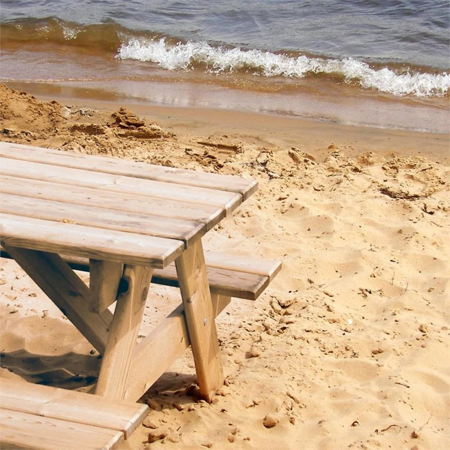 Picknicker 180 Picknicktisch Gartengarnitur Tisch Bank 32mm FSC-Kiefer 3 Picknicker 180 Picknicktisch Gartengarnitur Tisch Bank 32mm FSC-Kiefer – Bild 3