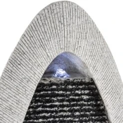 Gavarnie Wandbrunnen LED 37,5x89,5x9 Cm Oval 6W Pumpe IP 67 8 Gavarnie Wandbrunnen LED 37,5x89,5x9 Cm Oval 6W Pumpe IP 67 -Gartendekorations Geschäft 10030994 yy 0005 detail Blumfeldt Gavarnie Wandbrunnen Naturstein Optik