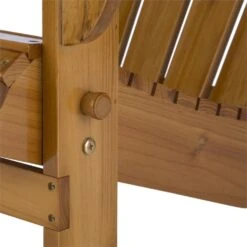 Vermont Gartenstuhl Adirondack-Stil Tannenholz 73x88x94 Klappbar Braun 11 Vermont Gartenstuhl Adirondack-Stil Tannenholz 73x88x94 Klappbar Braun -Gartendekorations Geschäft 10031006 yy 0005 detail Blumfeldt Vermont Gartenstuhl braun