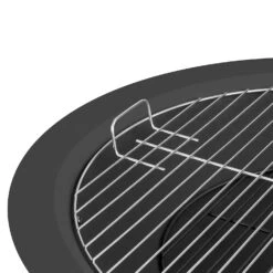 Mithras Feuerschale Ø75cm Funkenschutz Ø60cm Grillrost Gusseisen Stahl -Gartendekorations Geschäft 10031450 uk 0006 detail Blumfeldt Mithras Feuerschale