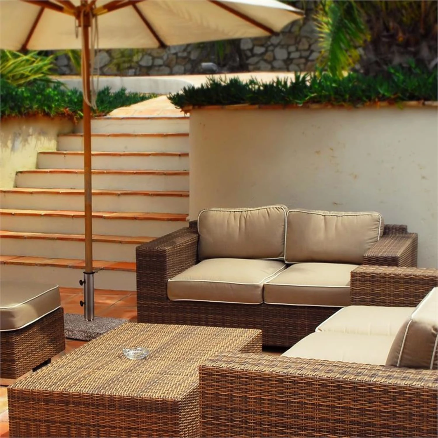 Schirmherr 25HSQ Sonnenschirmständer 25 Kg Balkon Grau Poliert 2 Schirmherr 25HSQ Sonnenschirmständer 25 Kg Balkon Grau Poliert – Bild 2