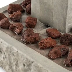 Trafalgar Gartenbrunnen 1,5m LED Fiberglas-Zement 4,5 Kg Ziersteine -Gartendekorations Geschäft 10031620 yy 0006 detail Blumfeldt Trafalgar Zierbrunnen Gartenbrunnen Tuff