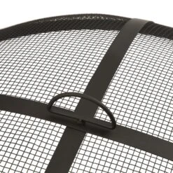 Catania 2-in-1-Feuerschale Ø80cm Funkenschutz Ø70cm Grill Stahl Antik -Gartendekorations Geschäft 10032140 uk 0007 detail