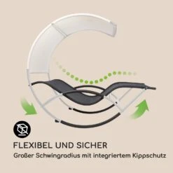 The Big Easy Schwingliege Silber, Wetterfest 350 Kg Max. UV- Schutz 10 The Big Easy Schwingliege Silber, Wetterfest 350 Kg Max. UV- Schutz -Gartendekorations Geschäft 10032241 de 0003 logo