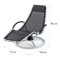 The Chiller Schwingliege 77x85x173cm 360 Comfort ComfortMesh Schwarz -Gartendekorations Geschäft 10032242 yy 0010 logo