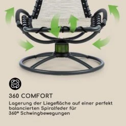 The Chiller Schwingliege 77x85x173cm 360 Comfort ComfortMesh Beige -Gartendekorations Geschäft 10032243 de 0003 logo