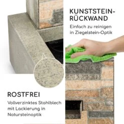 Watergate Gartenbrunnen In/Outdoor 15W Pumpe 10m Kabel Verzinkt -Gartendekorations Geschäft 10032262 de 0005 logo