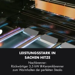 Tomahawk 4.2 SBG Gasgrill 6 Brenner 20,7 KW 64x42cm Grill Edelstahl -Gartendekorations Geschäft 10032308 de 0005 logo