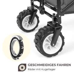 Easy Rider Bollerwagen Bis 70kg Teleskopstange Zusammenklappbar Grau -Gartendekorations Geschäft 10032541 de 0004 logo