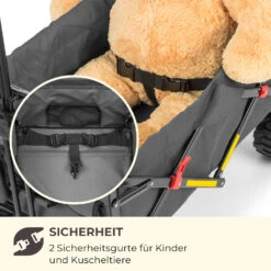 Easy Rider Bollerwagen Bis 70kg Teleskopstange Zusammenklappbar Grau -Gartendekorations Geschäft 10032541 de 0009 logo