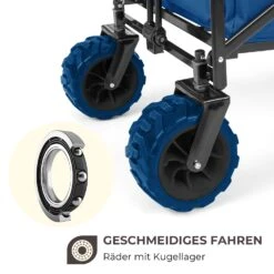 Easy Rider Bollerwagen Bis 70kg Teleskopstange Zusammenklappbar Blau -Gartendekorations Geschäft 10032542 de 0004 logo