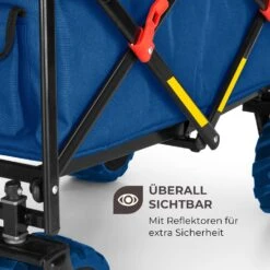 Easy Rider Bollerwagen Bis 70kg Teleskopstange Zusammenklappbar Blau -Gartendekorations Geschäft 10032542 de 0005 logo