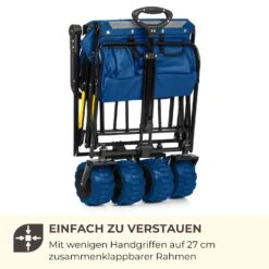 Easy Rider Bollerwagen Bis 70kg Teleskopstange Zusammenklappbar Blau -Gartendekorations Geschäft 10032542 de 0007 logo