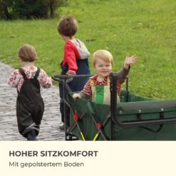 Easy Rider Bollerwagen Bis 70kg Teleskopstange Zusammenklappbar Grün -Gartendekorations Geschäft 10032543 de 0008 logo