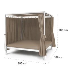 Senator Lounge Gartenliege 188x208x205cm Sonnendach Polyester Stahl 17 Senator Lounge Gartenliege 188x208x205cm Sonnendach Polyester Stahl -Gartendekorations Geschäft 10032569 yy 0009 logo