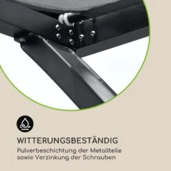 Palazzo Pavillon 4x3m Faltdach Polyester Aluminium Schwarz / Grau 11 Palazzo Pavillon 4x3m Faltdach Polyester Aluminium Schwarz / Grau -Gartendekorations Geschäft 10032577 de 0005 logo