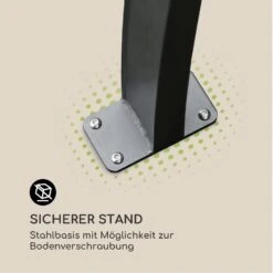 Palazzo Pavillon 4x3m Faltdach Polyester Aluminium Schwarz / Grau 12 Palazzo Pavillon 4x3m Faltdach Polyester Aluminium Schwarz / Grau -Gartendekorations Geschäft 10032577 de 0006 logo