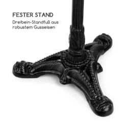 Patras-XS Bistro-Tisch Marmortischplatte Ø30cm Gusseiserner Standfuß -Gartendekorations Geschäft 10033238 de 0007 logo