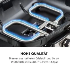 Parforce Duo 2 Gasgrill Brenner 4,4kW 15000BTU 300°C Schwarz 14 Parforce Duo 2 Gasgrill Brenner 4,4kW 15000BTU 300°C Schwarz -Gartendekorations Geschäft 10033296 de 0005 logo
