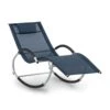Westwood Rocking Chair Schaukelliege Ergonomisch Aluminium Dunkelblau