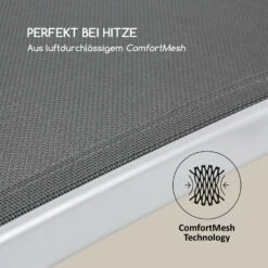 Sun Valley Sonnenliege Zusammenklappbar Kopfkissen Grau -Gartendekorations Geschäft 10033308 de 0005 logo